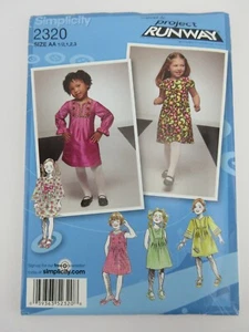 Simplicity 2320 Toddler Girls Dress Pattern Design Your Own Size 1/2-3 Uncut x1 - Picture 1 of 2