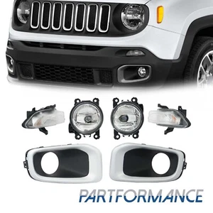6 luces antiniebla luces de giro DRL Park con cubiertas para Jeep Renegade 2015-2018 - Imagen 1 de 12