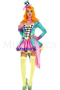 Music Legs Hatter Hottie Woman's Costume Wonderland Halloween Colorful 70329 - Picture 1 of 4
