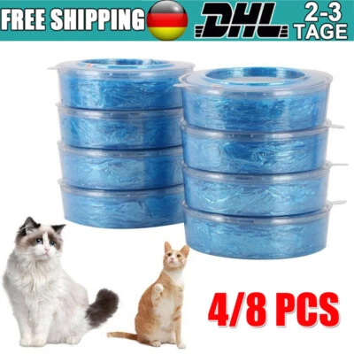 4/8 Stück Nachfüllkassette für Litter Locker, cat Litter Disposal System Profi. - Bild 1 von 4