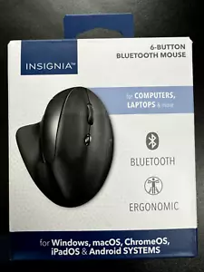 Insignia™ - Bluetooth 6-Button Ergonomic Mouse - Black NS-PM4EK6B24 - Picture 1 of 4