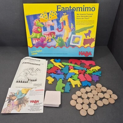 HABA Lern-Spiel Fantomimo Acting & Guessing Animal Game English Instructions - Image 1 of 4