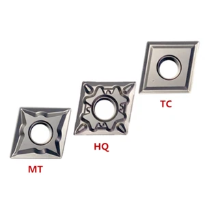 10pcs Cermet CNMG120404/120408 TC MT HQ Turning Inserts Smooth Cutting Steel - Picture 1 of 4