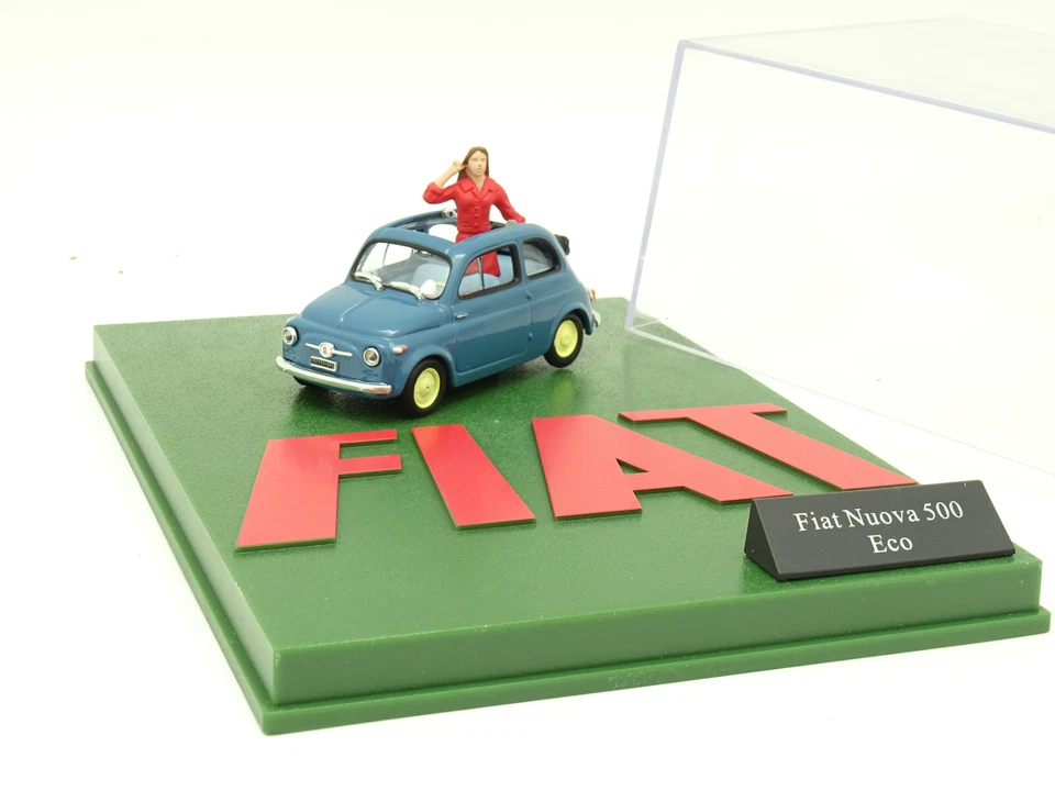 Universal Hobbies 1/43 - Diorama Fiat 500 Eco - Image 1 of 1