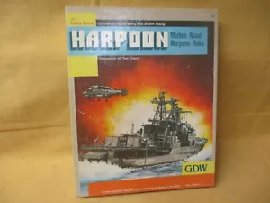 GDW Harpoon Modern Naval Wargame / Unpunched and Complete - Picture 1 of 3
