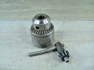 PRE-OWNED RIDGID #2T2 0-3/8 CAP W/ #2 TAPER SUPREME CHUCK & CHUCK KEY - Picture 1 of 8