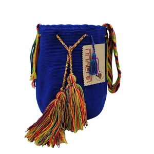 NWT Colombian 🇨🇴 Large Handmade Wayuu Mochila Bag Solid Casual Top Quality - Picture 1 of 10