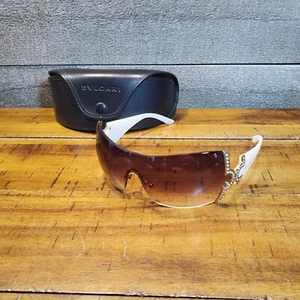 Occhiali da sole Bvlgari viola strass MODELLO 651-B 944/8G 125 - Foto 1 di 9