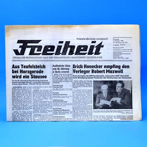 DDR Freiheit 03. Oktober 1989 | 03.10.1989 SED Eisleben Geburtstag Hochzeit B - Bild 1 von 1