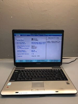 toshiba satellite A105-S2071 Silver laptop READ - Image 1 of 4