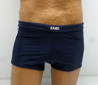 Baúl de baño Jocko Andrew a rayas dobles azul marino pequeño-lg J101S 296IM para hombre Foto 1 de 3