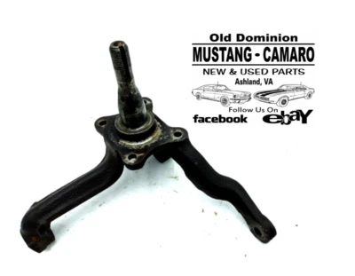 1967-1969 Mustang V-8 Drum Brake Spindle - 5 Lug - Passenger - Image 1 of 4