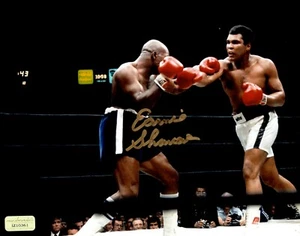 Earnie Shavers Signed 8x10 Photo vs. Ali Spotlight COA Inscriptagraphs Autograph - Picture 1 of 3