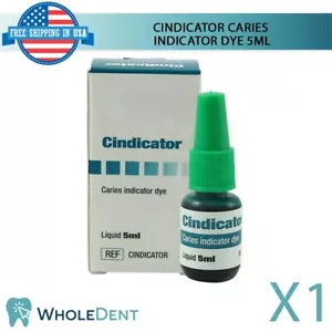 Indicador dental indicador caries 5 ml dentina verde detección precisa revelador - Imagen 1 de 5
