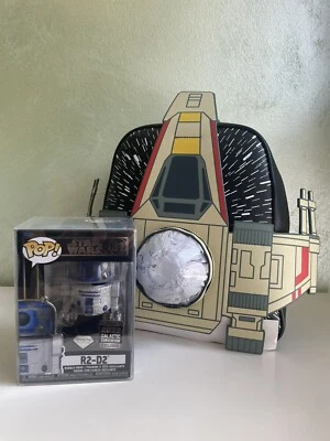 Funko POP! Star Wars R2-D2 #31 2022 Exclusive LE3000 & Loungefly Backpack - Immagine 1 di 4