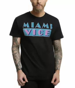 Miami Vice Logo Adult T-Shirt - Picture 1 of 2