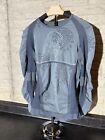 Athleta Woman?S Blue Printed Long Sleeves Compression Crew Neck Size M