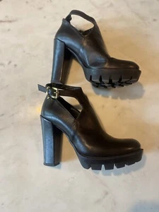 Love Moschino Botas Marrón UK4 EU 37 Usadas Una Vez - Imagen 1 de 8