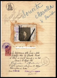 GF0094 - Documento di identità 1926 - Carta da bollo e Atti amministrativi - Foto 1 di 1