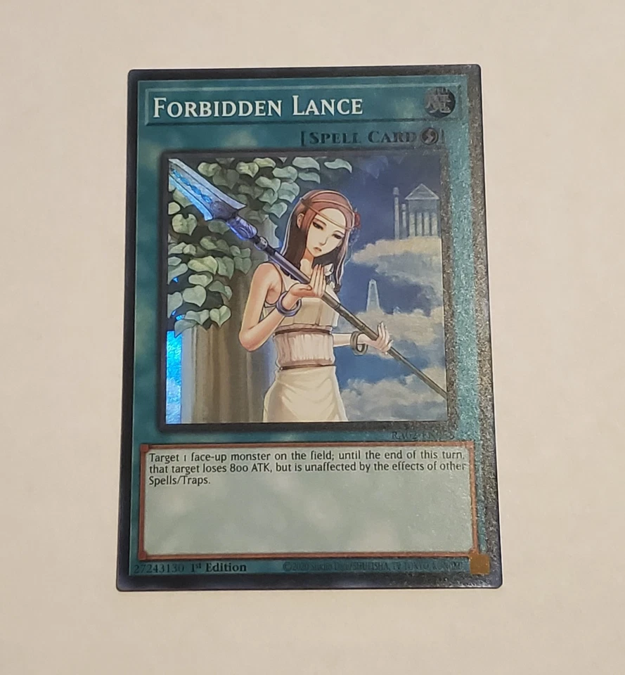 Forbidden Lance Super Rare RA02-EN058 25th Anniversary Rarity Collection II  - Image 1 of 1