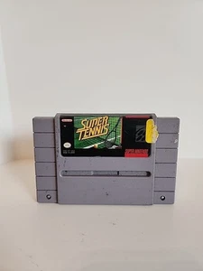 Super Tennis Super Nintendo SNES - 1991 Tested Cartridge Game Only Authentic  - Picture 1 of 4