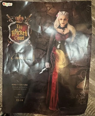 Disguise Thy Wicked Court Countess Adult Costume Gothic Vampire Size 12–14 - Image 1 of 2