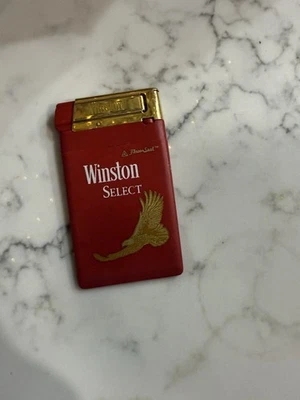 Encendedor de cigarrillos Winston Select Slim Line vintage Foto 1 de 2