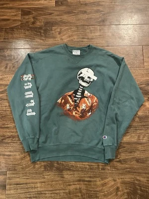 Moletom Benny The Butcher Plugs I Met 2 Champion gola redonda tamanho médio - Imagem 1 de 4