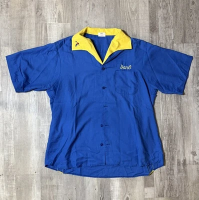 Vintage King Louie Bowling Shirt Size X Large Blue ‘ 2 Legit 2 Split ‘  - Image 1 of 4