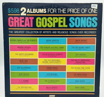 Great Gospel Songs 12" Vinyl Records - Word Records - Tested Foto 1 de 4