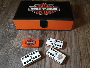 Harley Davidson Jumbo Size, dominoes, domino set, dominoes set, Harley Davidson - Picture 1 of 7