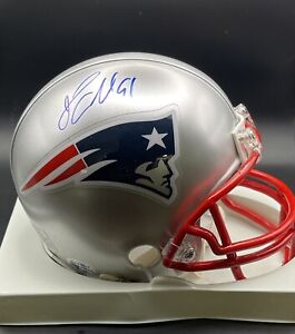 Autographed “Jamie Collins“ Patriots Mini Helmet (JSA/COA)