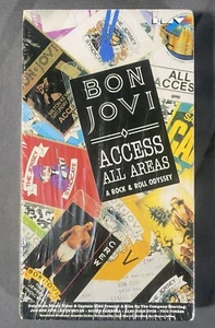 BON JOVI - BRAND NEW - Access All Areas VHS - SEALED | UNOPENED - Collectible - Picture 1 of 5