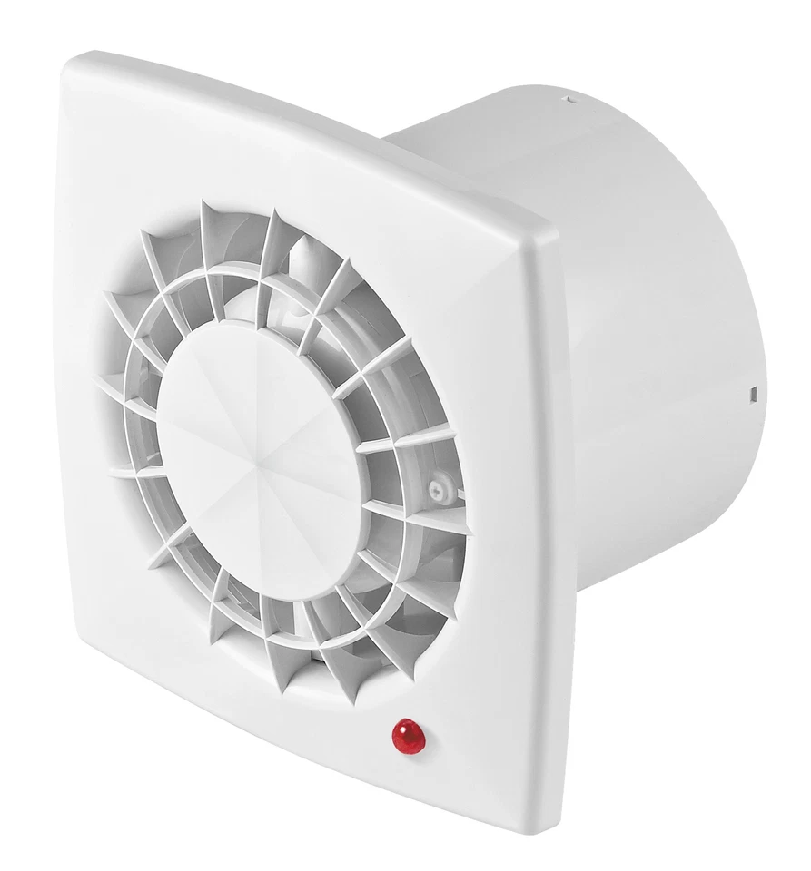 AWENTA TIMER Ventilatore da Parete 100mm Soffitto Ventilatore Bagno Ventilazione IPX4 Protezione Acqua