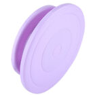 (Purple)11in Cake Spinner Turntable Turns Smoothly Revolving Cake Decorating
