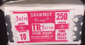 -10-Ferraz Shawmut Tri-onic Fuse TR1-6/10R 250V 1-6/10A NEW IN BOX TR 1 6/10 - Picture 1 of 3