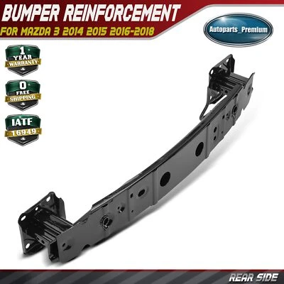 Refuerzo de barra frontal de parachoques trasero para Mazda 3 2014 2015 2016-2018 sedán de acero Foto 1 de 4