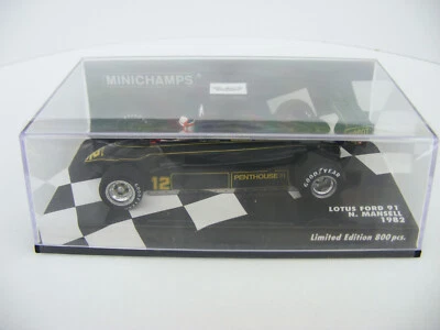 1:43 F1 Lotus Ford 91 JPS 1982 N. Mansell #12 Minichamps 417820012 OVP - Bild 1 von 4