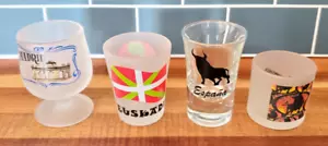 Juego de 4 vasos de chupito de recuerdo de España de diferentes tamaños - Imagen 1 de 8