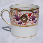 C1805 Antique Spode Pattern 889 Coffee Can Cup Floral Gilt Border