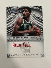 2013-14 Panini Crusade Sultans of Springfield Sig. Robert Parish #17 Red auto/25