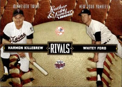 2004 Donruss Leather Lumber Ford / Harmon Killebrew #LLR-23 Rivals /100 4J - Image 1 of 2