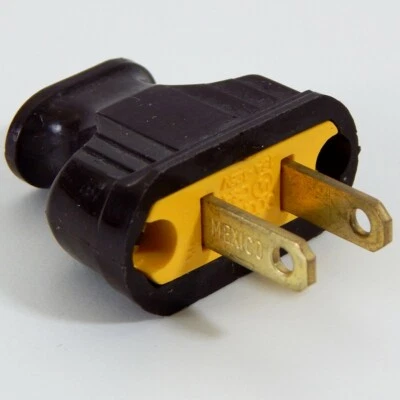 Early Electric Style Brown Bakelite Plug - Image 1 of 4