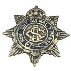WW1 British Army Service Corps Brass & Enamel Converted Badge For Armbands Etc