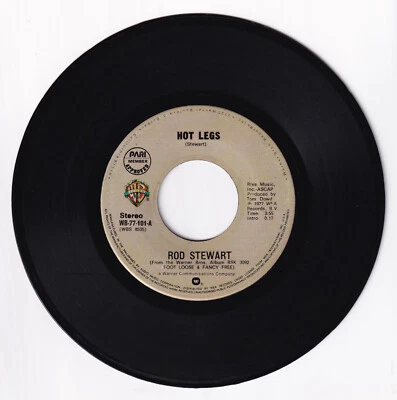 Philippines ROD STEWART Hot Legs / You're Insane 45 rpm Vinyl Record - Image 1 of 4