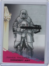 2018 Topps Solo A Star Wars Story Range Trooper Concept Art /99