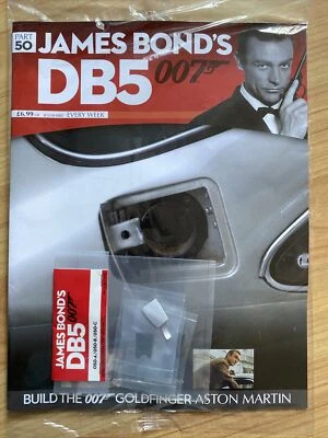 BUILD YOUR OWN EAGLEMOSS JAMES BOND 007 1:8 ASTON MARTIN DB5 ISSUE 50 INCL PARTS - Image 1 of 2