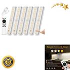 Remote Control Under Cabinet Lighting Wireless 6 Pack 20-LED Dimmable Closet