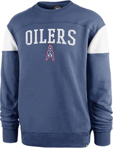 Houston Oilers ‘47 Brand NFL Legacy Crew Sweatshirt Fleece Titans Mens Size XL - Picture 1 of 5