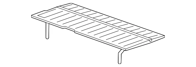 Panel de liquidación de transición de área de carga genuino GM 2014-2017 Chevrolet GMC 23426665 Foto 1 de 2